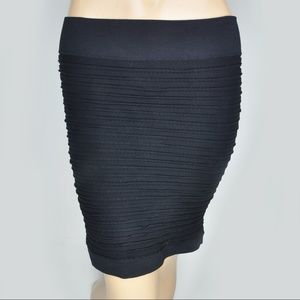 BCBG Black Stretch Pencil Bandage Skirt